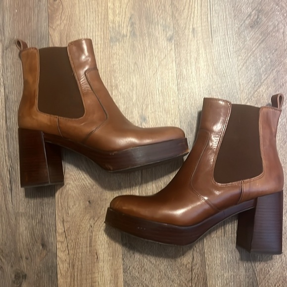 Pons Quintana Heeled Leather Ankle Boot Size 39 - Picture 8 of 9